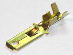 Tanged 250” Brass 2 sq mm Male Brass Tab