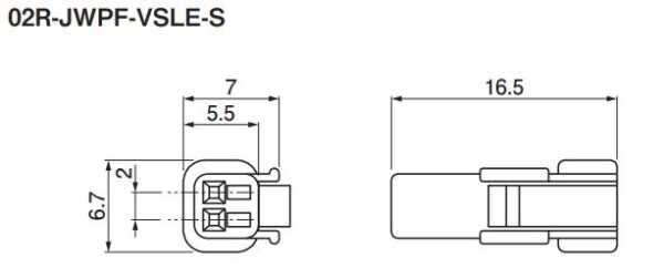 2 Pin JWPF Sealed Connector - Image 4