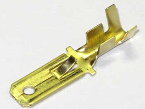 Brass Yazaki .250”  sq mm Male Tab Terminal