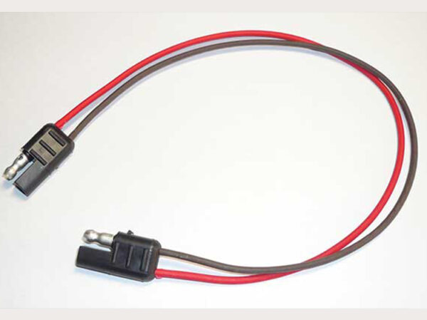 SAE to SAE 12” (31 cm) - 16 AWG GXL (high temp) Wire