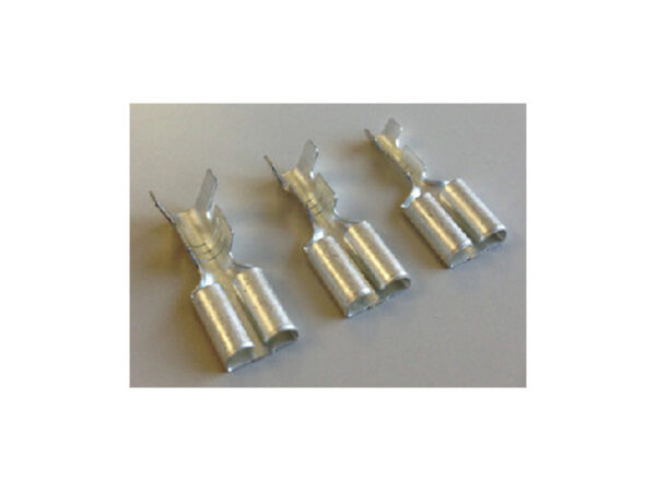 250 Tang-Less Female Plated Receptacles
