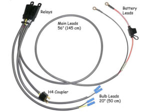 H4 Headlight Conversion Relay Kit