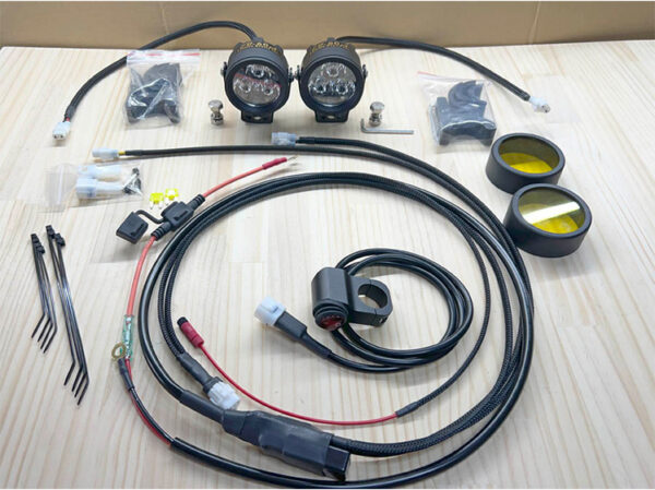 EB-60A - Motorcycle Riding Lights With Wiring Kit