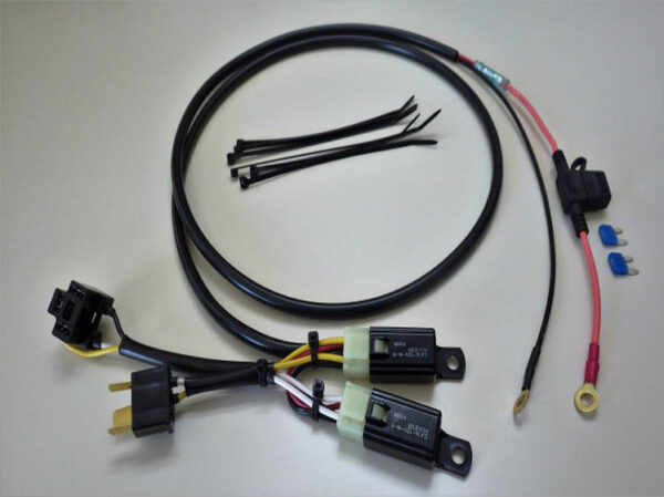 H4 Single Headlight Relay Kit - [In Headlight Shell]