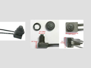 Waterproof Little Pushbutton Switch SPST (10A) With Cap