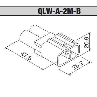 2 Pin QLW 250 Sealed Connector - Image 2