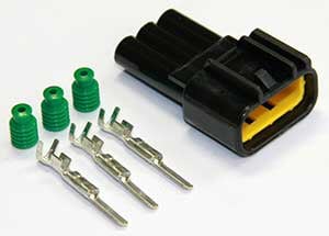 3 Pin RFW 090 Male Sealed Connector