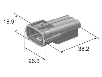 3 Pin TS 090 Sealed Connector - Image 2