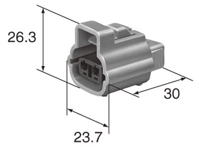 2 Pin TS 090 Sealed Connector - 'Special A' - Image 3