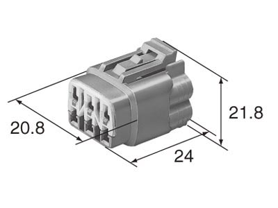 6 Pin TS 090 Sealed Connector - Image 5
