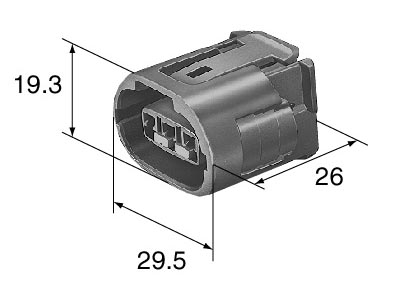 3 Pin TS 090 Sealed Connector - Image 3