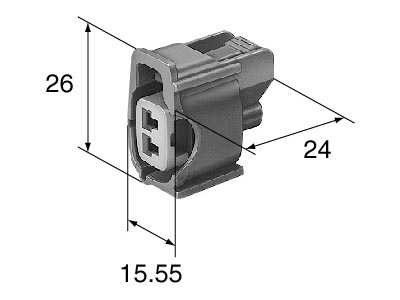 2 Pin TS 090 Sealed Connector - 'Special C' - Image 2