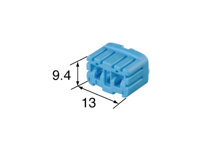 2 Pin HX 090 Sealed Connector - 'Bottom Left Rib' - Image 4