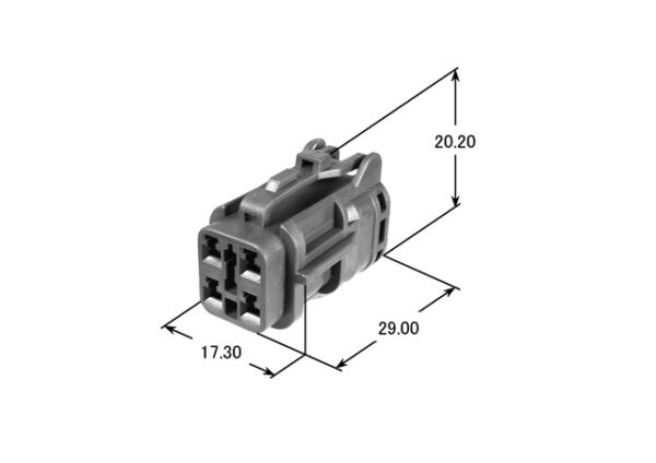4 Pin SWP 070 Sealed Connector - Image 2