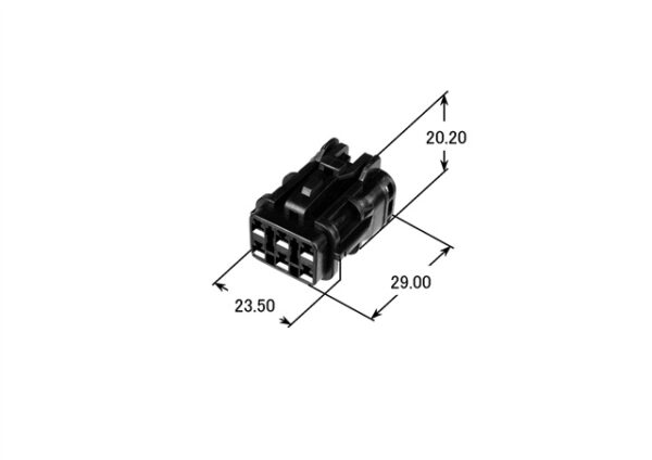 6 Pin SWP 070 Sealed Connector - Image 2
