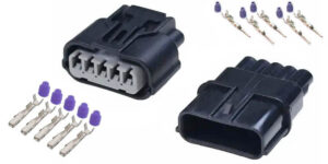 5 Pin HX 040 Sealed Connector – ‘Bottom Rib’