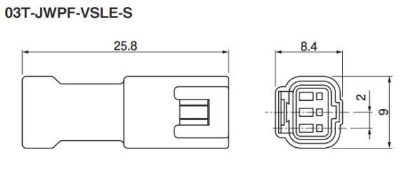 3 Pin JWPF Sealed Connector - Image 5