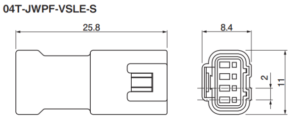 4 Pin JWPF Sealed Connector - Image 5