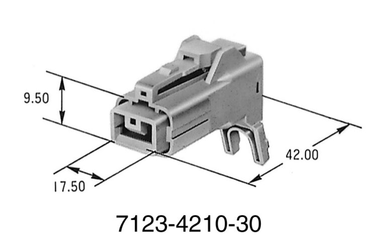 1 Pin 58 Y 375 Sealed Connector - Eastern Beaver Inc