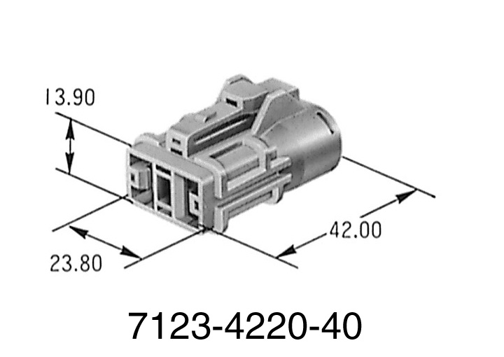2 Pin 58 Y 375 Sealed Connector - Image 3