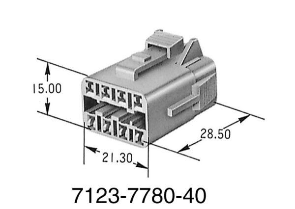 8 Pin 62-Z 060 Sealed Connector - Image 4