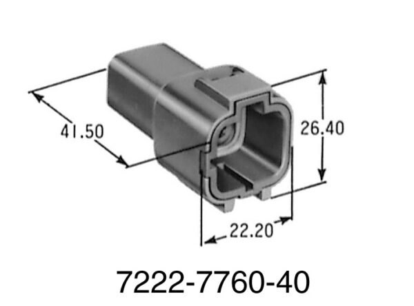 6 Pin 62-Z 060 Sealed Connector - Image 5