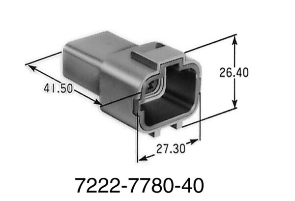 8 Pin 62-Z 060 Sealed Connector - Image 2