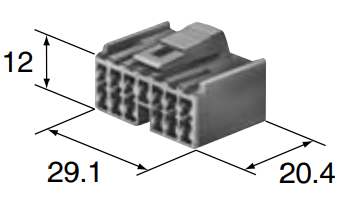 13 Pin Sumitomo HM .090" Connector - Image 4