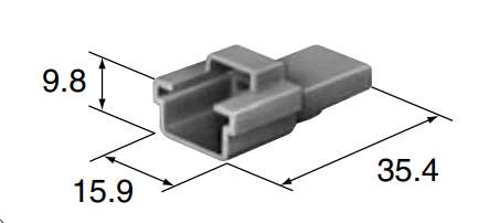 3 Pin Sumitomo HM .090" Connector - Image 4