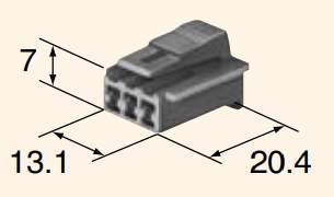 3 Pin Sumitomo HM .090" Connector - Image 5