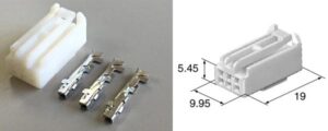 3 Pin Sumitomo TS .040″ Connector