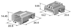 6 Pin Sumitomo HE .050″ Connector