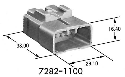10 Pin Yazaki .090" Series II Connector - Image 3