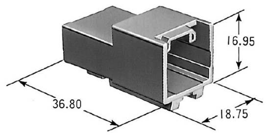 10 Pin Yazaki .040" Series III Connector - Image 2