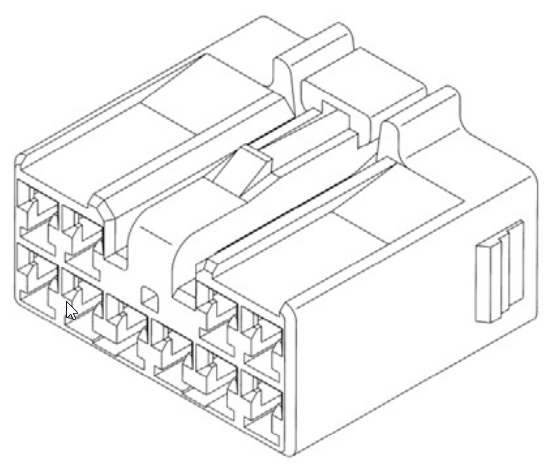 10 Pin Yazaki .090" Series II Connector - Image 2
