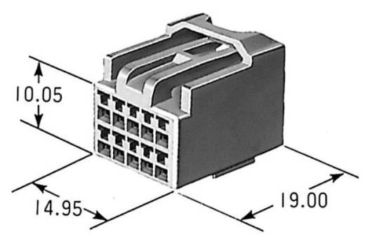 10 Pin Yazaki .040" Series III Connector - Image 3