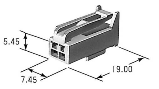 2 Pin Yazaki .040" Series III Connector - Image 3