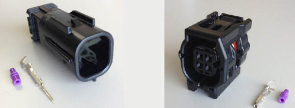 4 Pin TS .025" Sealed Connectors -[Waterproof Series]