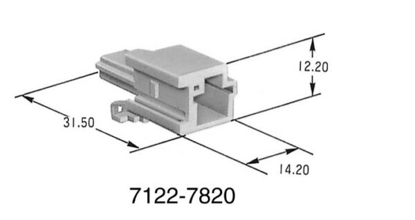 2 Pin 62-Z 060 Sealed Connector - Image 3