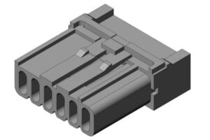 6 Pin JAE MX44 Female Sealed Connector
