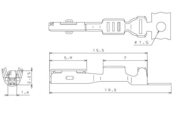 Terminals JAE MX44 Female - Image 2